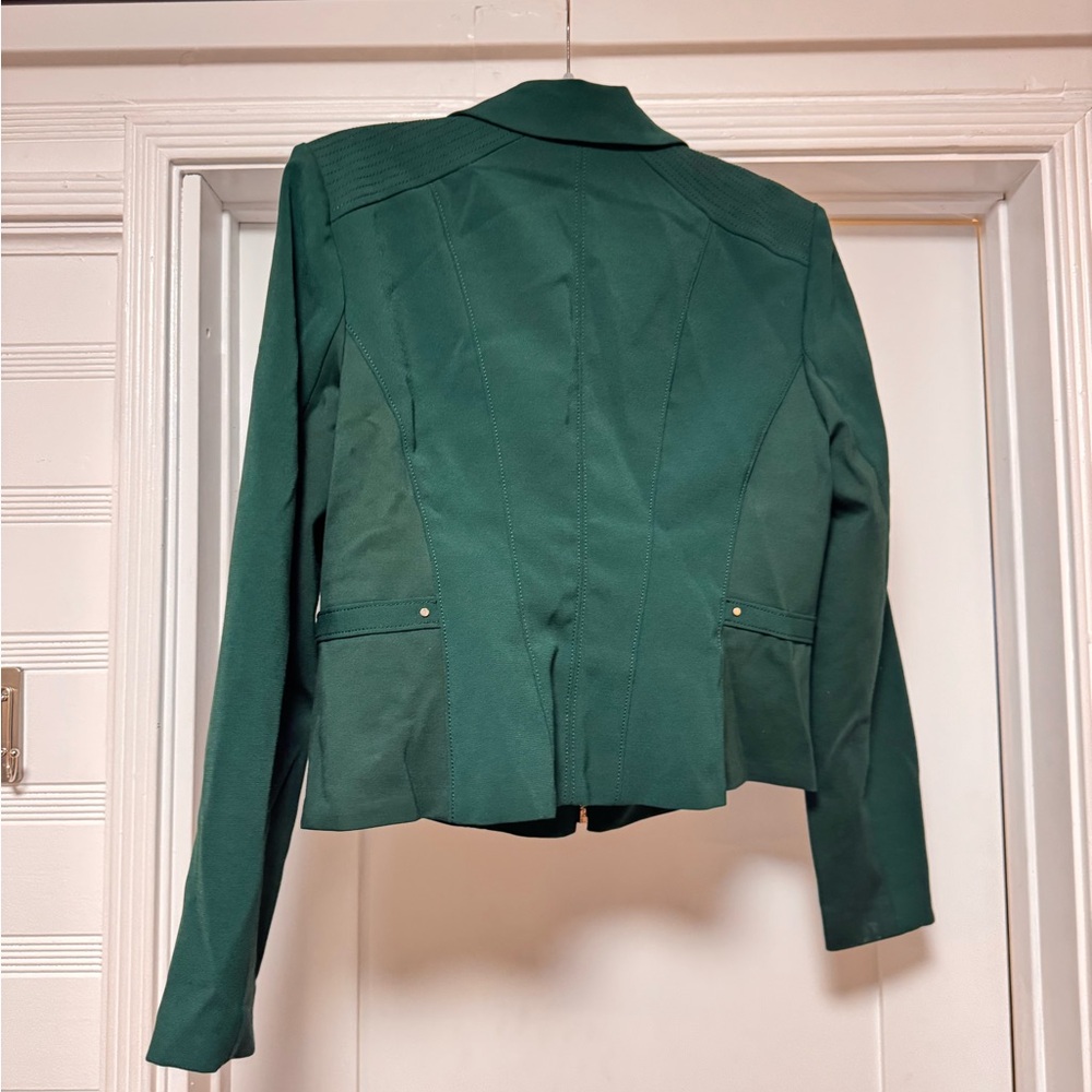 White House Black Market Green Blazer - Picture 5 of 6